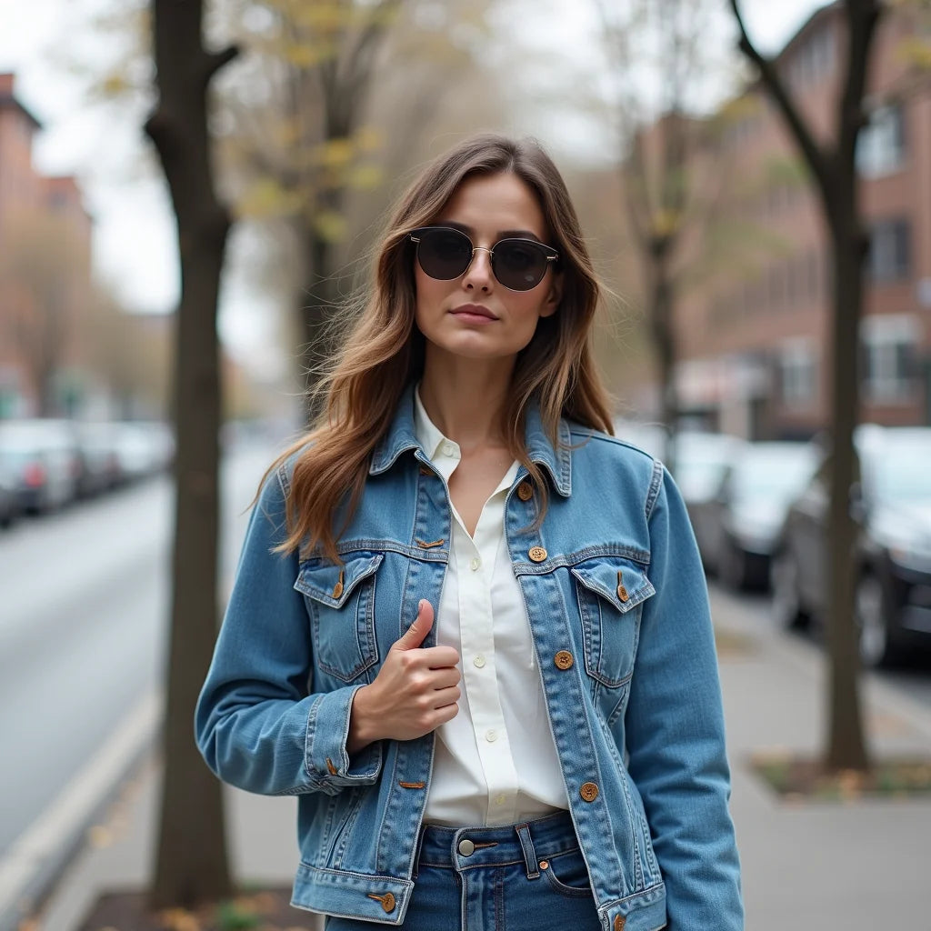 Vintage Inspired Denim Outfits - How to Layer and Mix: Vintage Inspired Denim Outfits