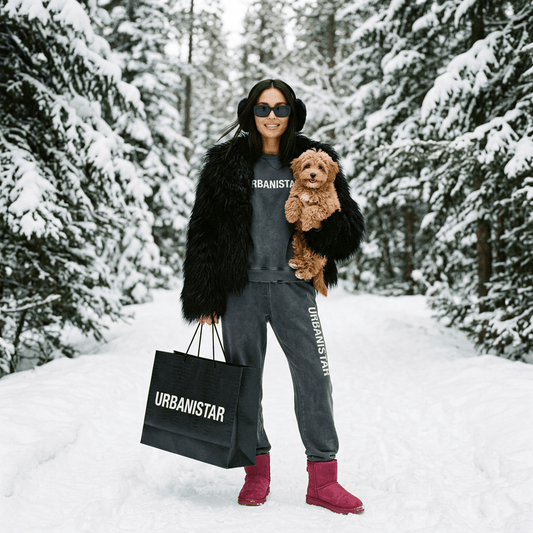 Snow Wash Heavyweight Jogged Sweatpants for Winter Comfort - Urbanistar