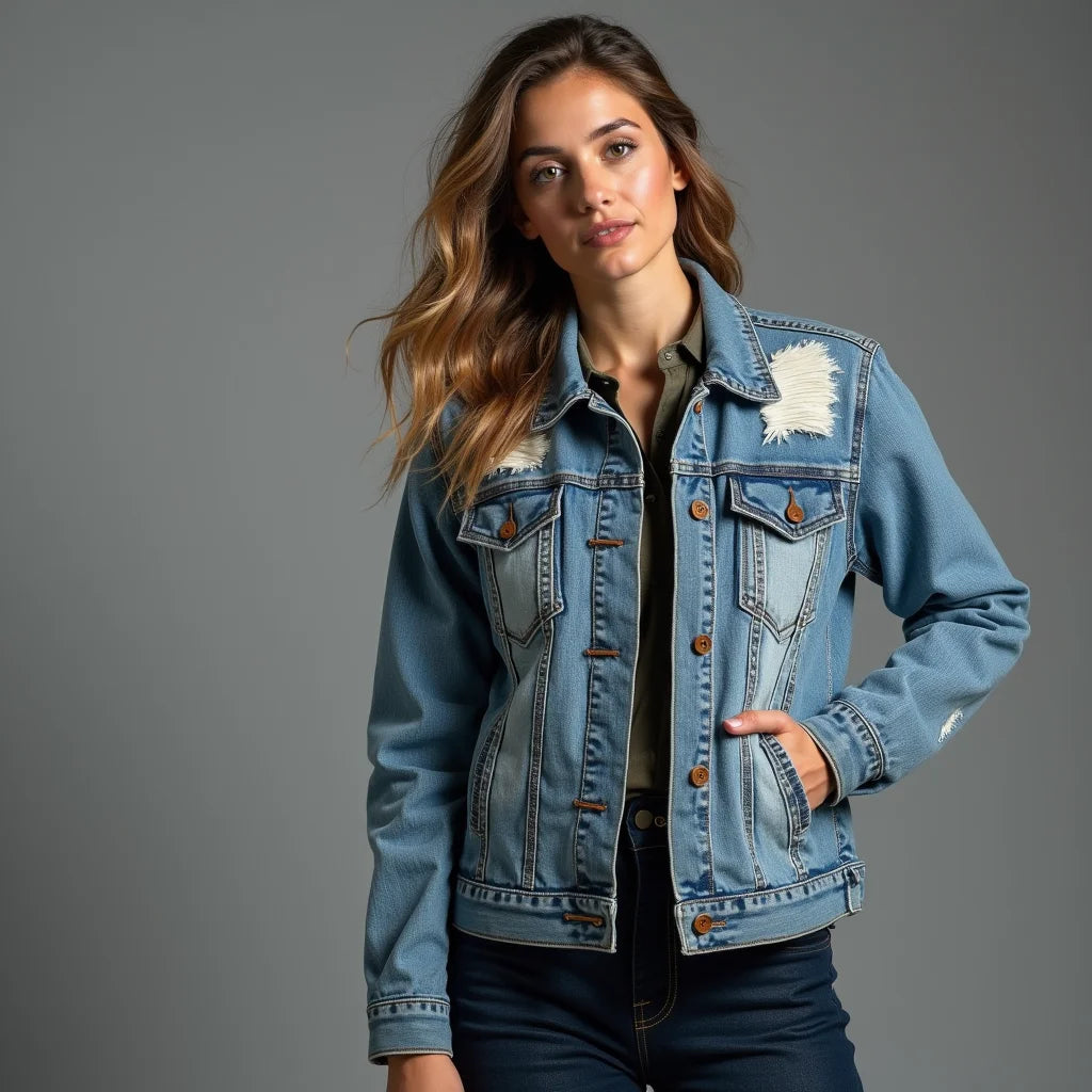 Distressed Denim Jackets - Distressed Denim Jackets A Modern Guide to Rugged Style