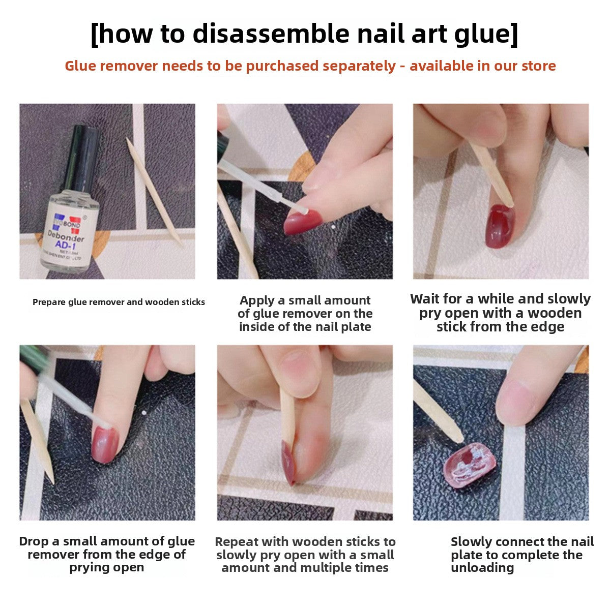 0992- Handmade press on nails fake nails removable