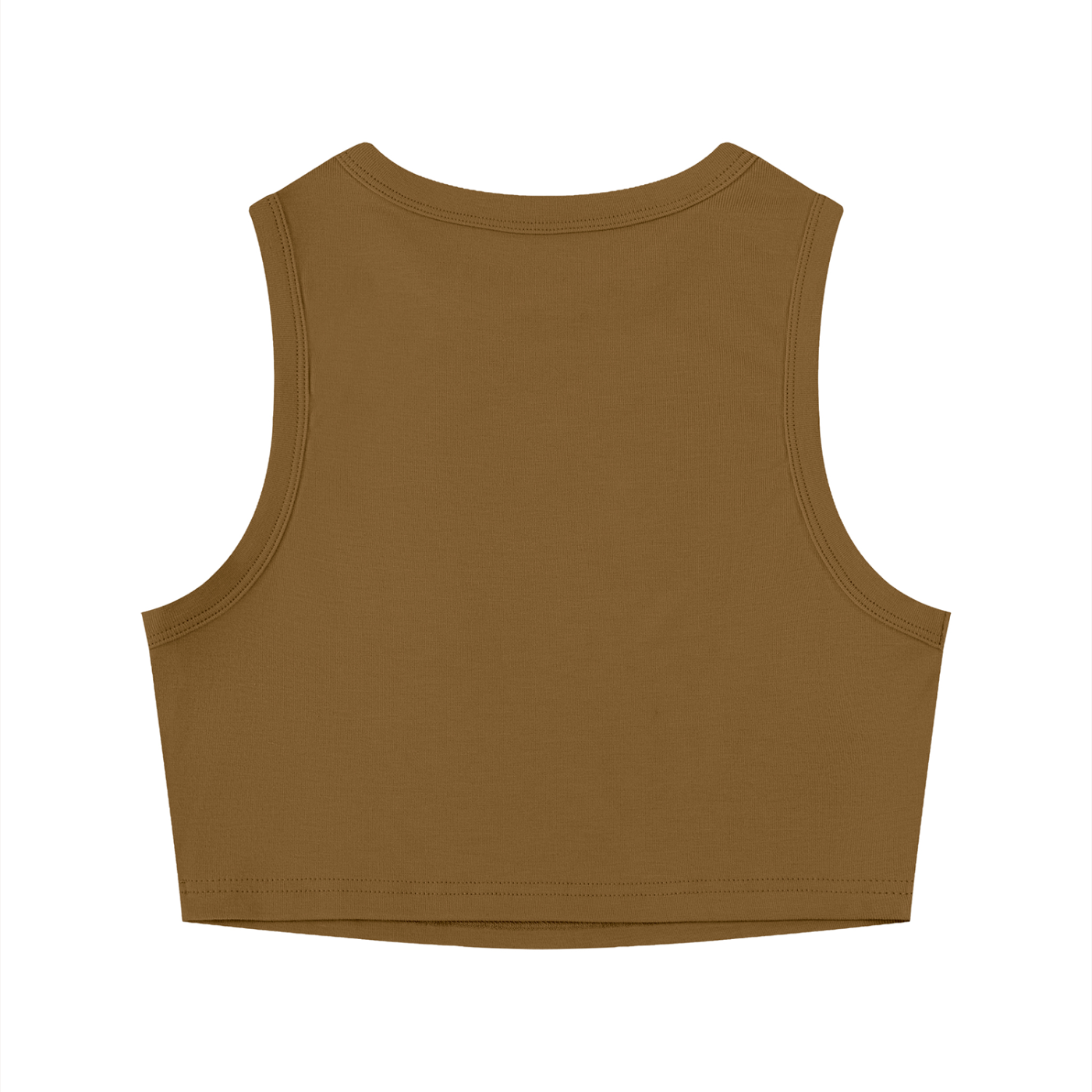 Brown tank top from Urbanistar on a white background