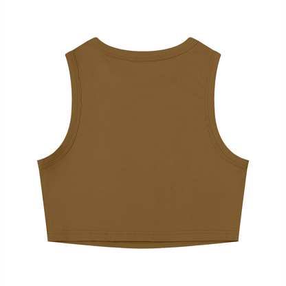 Brown tank top from Urbanistar on a white background