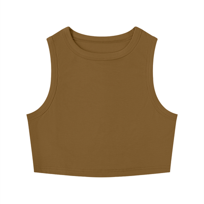 Brown tank top from Urbanistar on a white background
