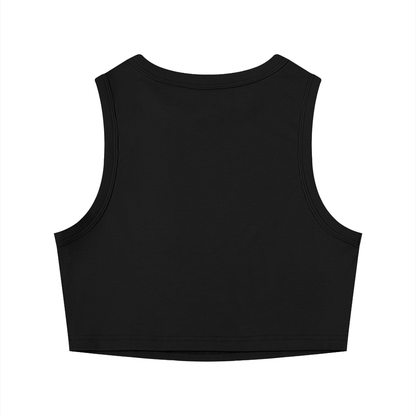 Black tank top from Urbanistar on a white backdrop
