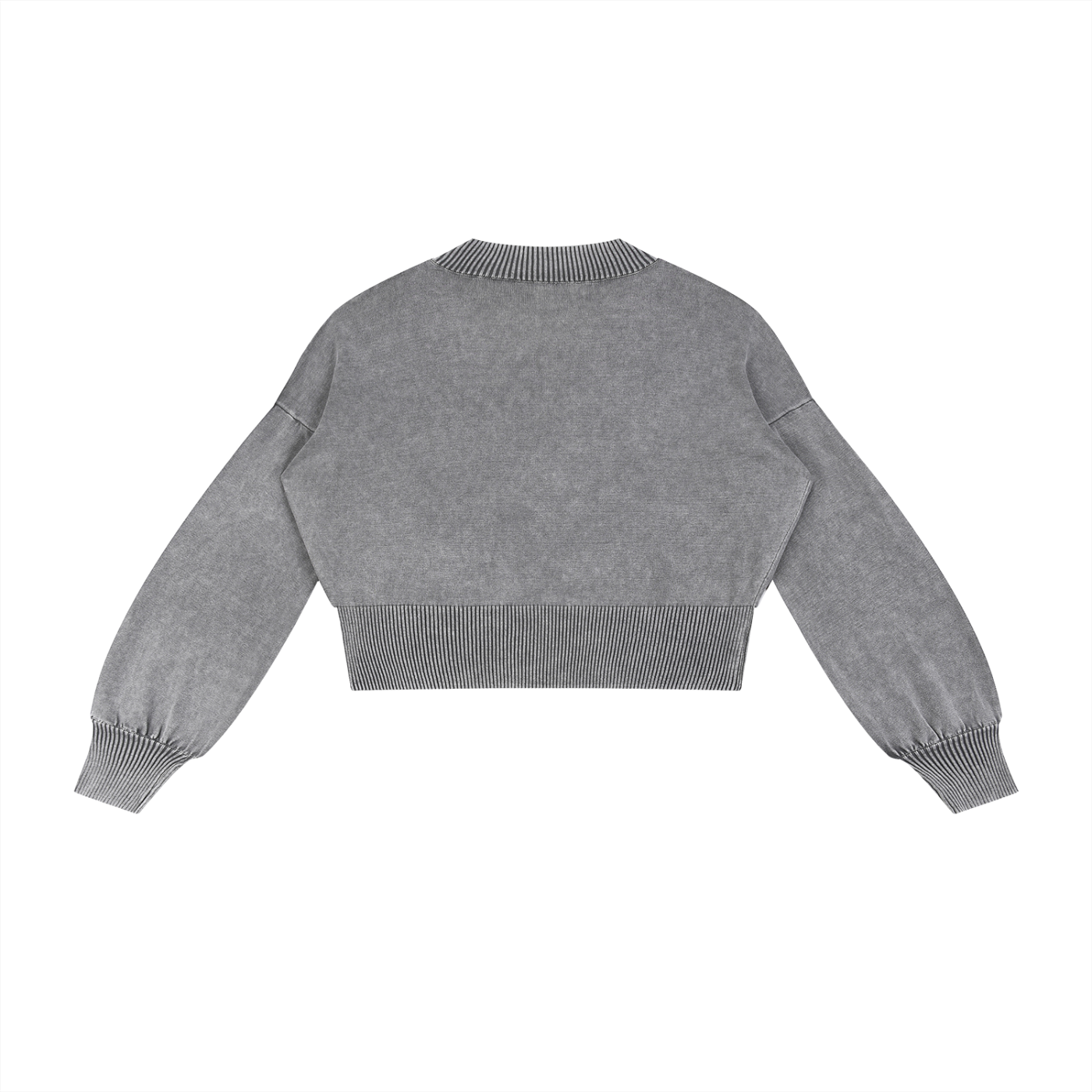 Urbanistar charcoal gray sweater on a white background