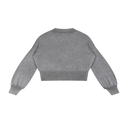 Urbanistar charcoal gray sweater on a white background