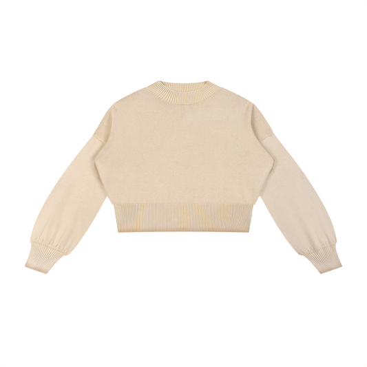 Urbanistar beige mineral wash sweater