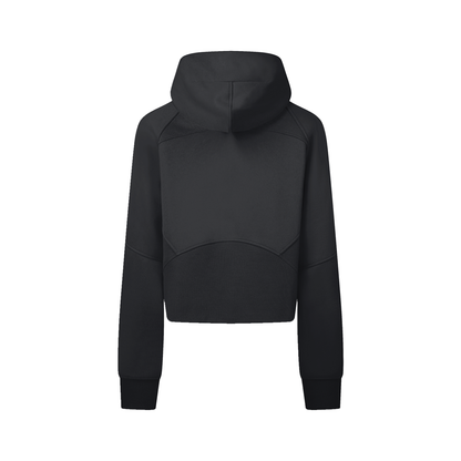 Black hoodie on a white background
