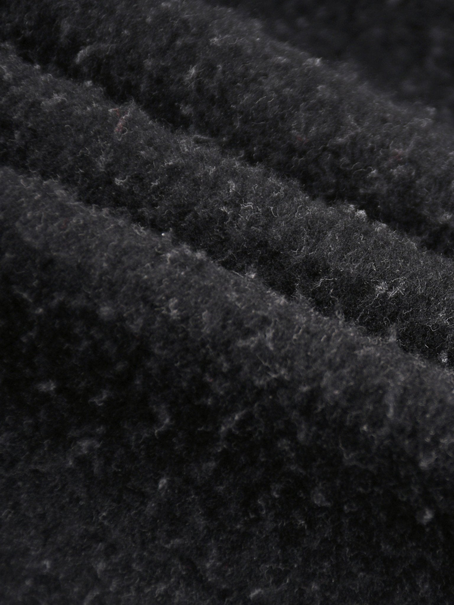 Close-up of black textured fabric