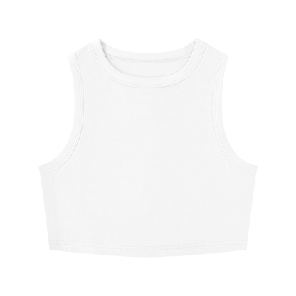 White tank top from Urbanistar against a  white backdrop